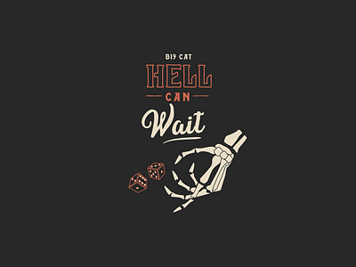 Hell Can Wait atx badgedesign design graphic design lockup logo mysticism occult