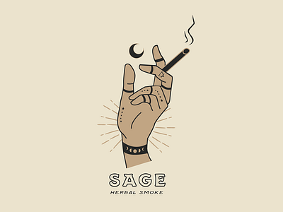 Sage atx branding design designer graphic design illustration illustrator logo logo designer mysticism