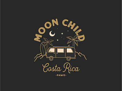 Moon Child atx badegdesign design graphic design illustrator logodesigner logos merchdesign