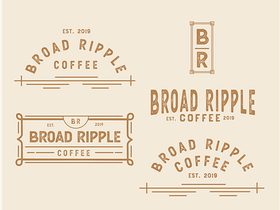 Broad Ripple badegedesign branding design graphic design logo logodesigner