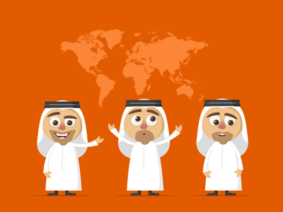 arab motion graphic graphic illustration motion