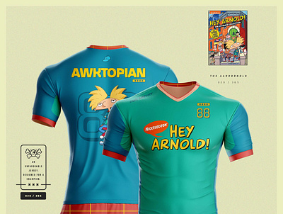 Unfavored 365 advertising animation apparel brand branding design hey arnold! illustration jersey jersey design jersey mockup logo marketing merchandise nick toons nickelodeon print typography