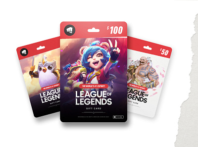 RP Card Update advertising amazon brand branding design game gift cards giftcard leagueoflegends marketing riotgames