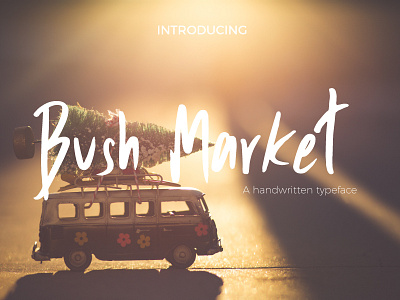 Bush Market Font aggressive bouncing bush market card christmas fast font handwritten header marker script seasonal
