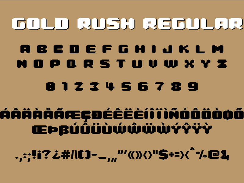 Gold Rush Script Font - Download Free Font - Free Best Typography