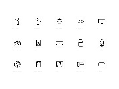 Household appliances icon appliances device icon linear