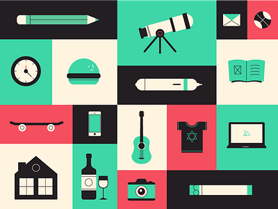 illustration style icons