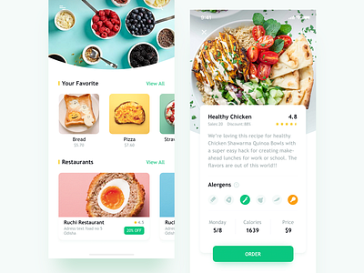 Fast food order by Yin Fang on Dribbble