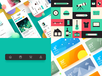 Top 4 of 2018 animation app branding design flat icon icons illustration ui ux