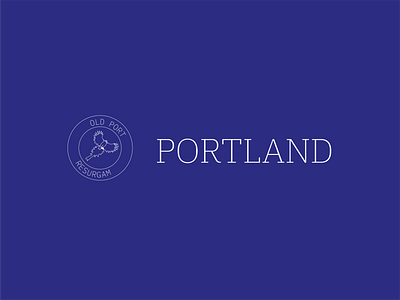 Portland City Rebrand adobe illustrator brand identity branding conceptual design logo portland typography vector