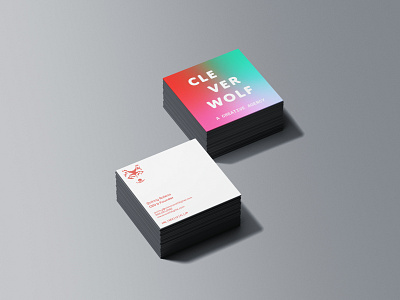 Clever Wolf Business Cards