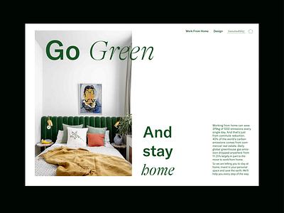 Green Residential Website Landing Page