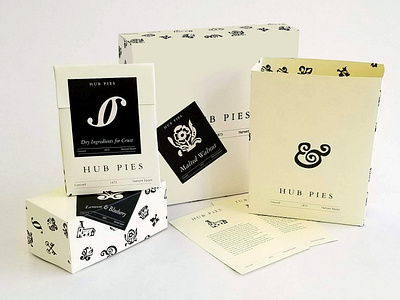Hub Pies Packaging adobe illustrator brand identity branding concept food package packaging pattern stickers vector