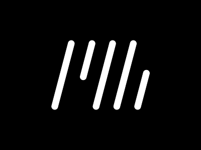 New Monogram Logo black white logo logo design mh monogram monogram logo