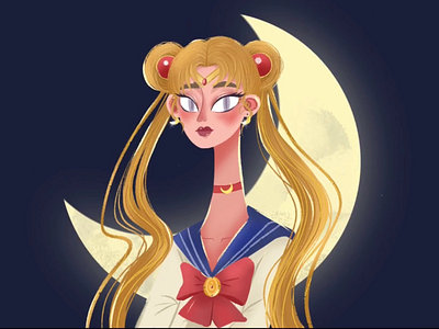 The goddess of the moon
