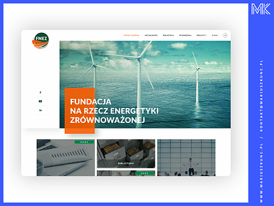 FNEZ / webdesign design grid homepage layout mariuszkunc photoshop typography ui web webdesign