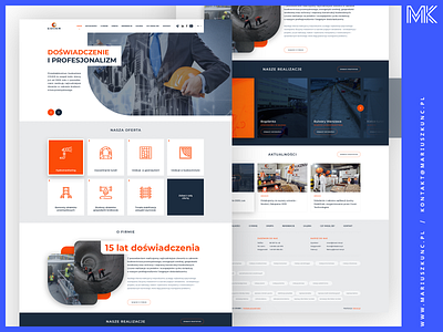 Webdesign / Cover branding design icon layout mariuszkunc photoshop ui uidesign web webdesign