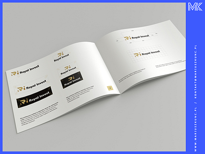 Royal Invest / brandbook book brand design brand identity brandbook brandbook mark branding branding and identity logo logodesign logos