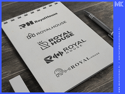 RoyalHouse - logo branding design flat icon illustration logo logo design logos logosketch minimal typography vector