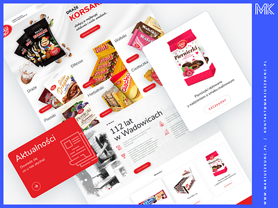 Producent wyrobów słodkich / web design