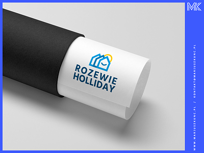 Rozewie Holliday - logo brand branding design holidays holliday house illustration logo logobrand logodesign logos rozewie sun wakacje