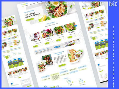 EasyDiet / catering / webdesign catering design diet easydiet food fooddesign homepage jedzenie ui uidesign uiux webdesign
