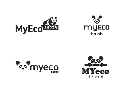 Myeco - logo black corel draw eco kunc logo mariusz mariuszkunc project vector