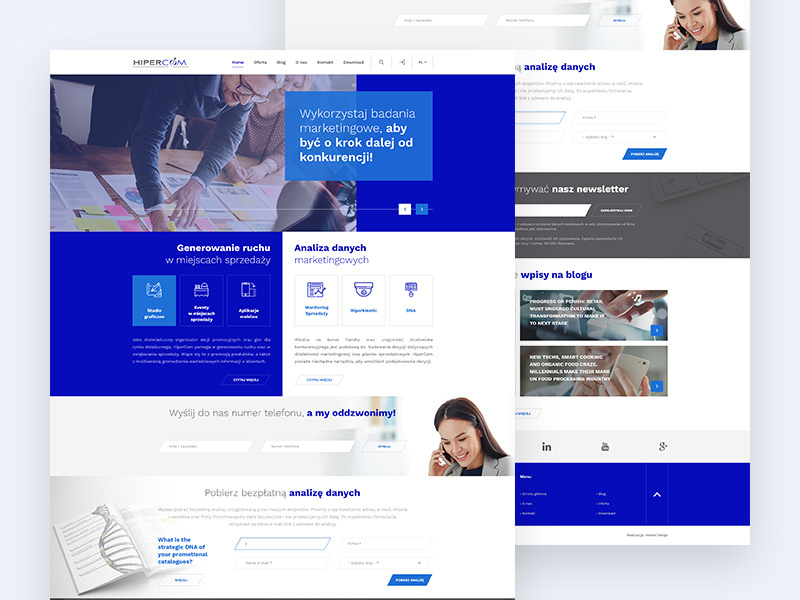 Hiper - homepage by Creating Vision Mariusz Kunc on Dribbble