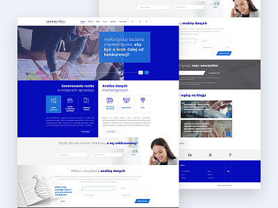 Hiper - homepage design grid home homepage mariuszkunc page photoshop strona web webdesign www