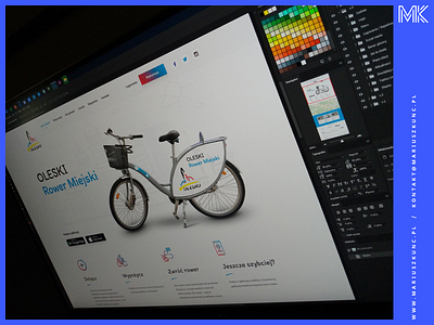Rower miejski / webdesign