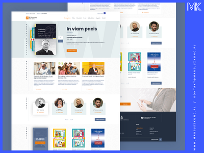 Wydawnictwo / webdesign branding design layout mariuszkunc typography ui uidesign ux web webdesign website