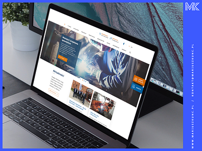Company website design homepage layout mariuszkunc photoshop ui uidesign ux web webdesign website