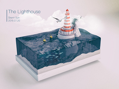 The LightHouse banner c4d