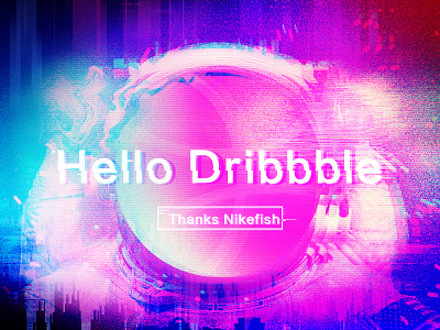 Hello Dribbble 平面