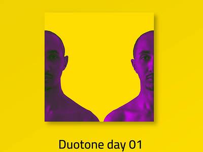 Duotone day 01 daily design challenge duotone