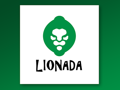 Lionada Logo fresh lemon lion logo