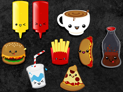 Fast Food Kawaii