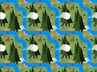 Forest Repeating.Dribbble
