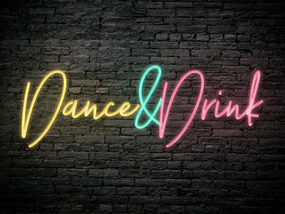 [Free] Neon Photoshop Text Effect