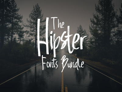 The Hipster Fonts Bundle: 68 High-Quality Modern Fonts