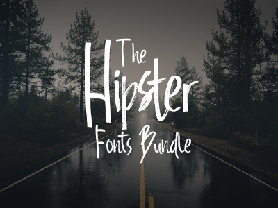 The Hipster Fonts Bundle: 68 High-Quality Modern Fonts brush font commercial fonts designer fonts fonts handwritten script typeface typography