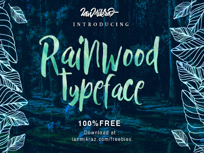 Rainwood Free Font commercial fonts fonts handwritten fonts script font typeface typography