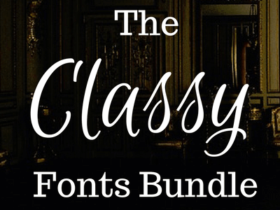 The Classy Fonts Bundle: 51 High-Quality Stylish Fonts fonts hand drawn hand lettering hand written lettering typefaces typography