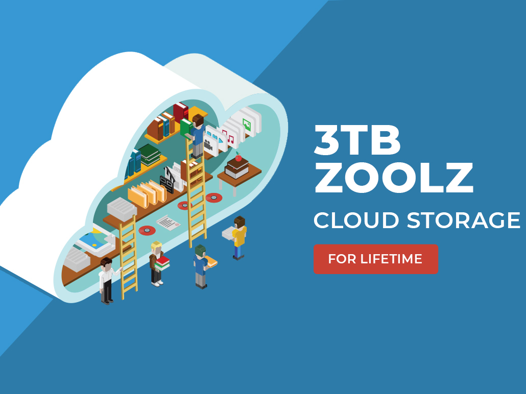 zoolz dual cloud 2tb storage lifetime subscription