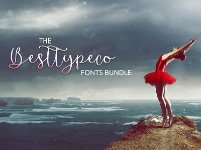 The BestTypeCo Fonts Bundle: 81 Exclusive Fonts commercial fonts cool fonts exclusive fonts font awesome fonts fonts bundle fonts collection handwritten fonts typography
