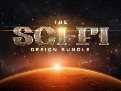 Sci Fi Bundle Image commercial fonts fonts graphic elements illustration