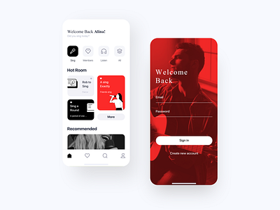 music app design music ui