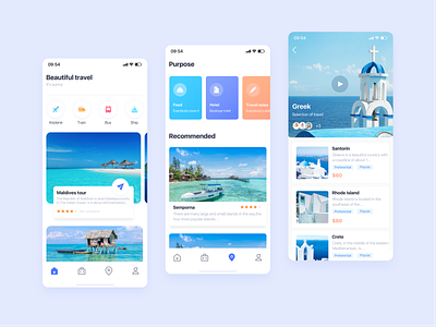 travel-APP app design icon travel ui