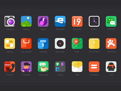 Themes cute design app icon icon set mobile mobile app design