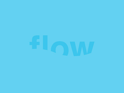 Typography As Signifier blue easy flow simple type typography